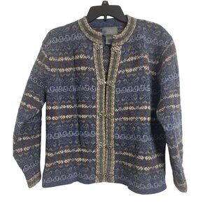 Squaw Valley S Wool Fair Isle Outdoor Ski Snowboard Winter Sweater